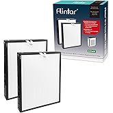 Flintar Vital 100S Replacement Filter, Compatible with LEVOIT Vital 100S Air Purifier, H13 Grade Filtration + Activated Carbon filter, Part # Vital 100S-RF, Original Filter, 2-Pack