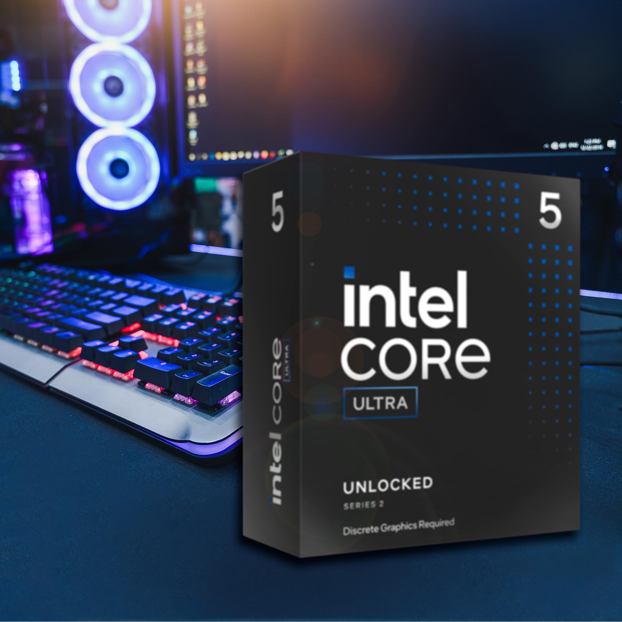 Intel® Core™ Ultra 5 Desktop-Prozessor 245KF 14 Kerne (6 P-cores + 8 E-cores) bis zu 5,2 GHz 3