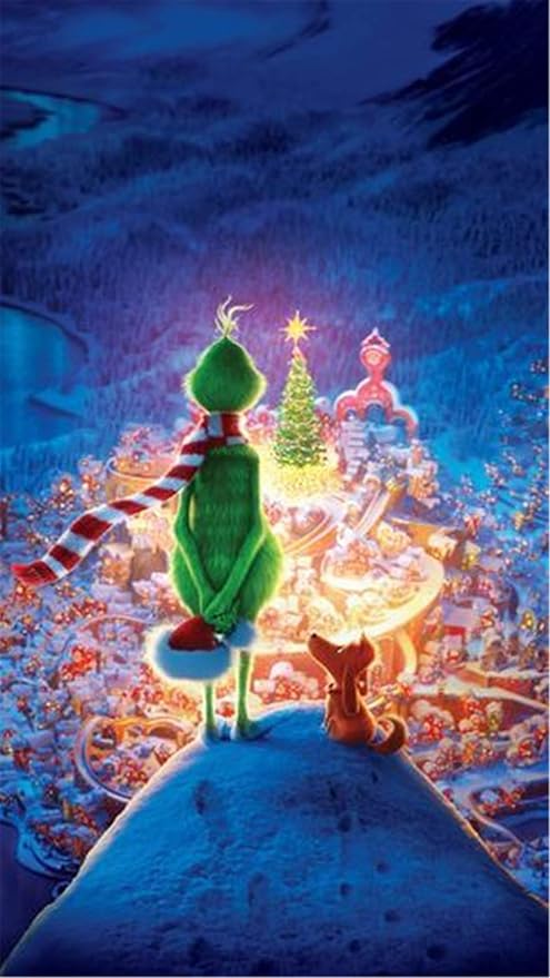 easy christmas paintings grinch