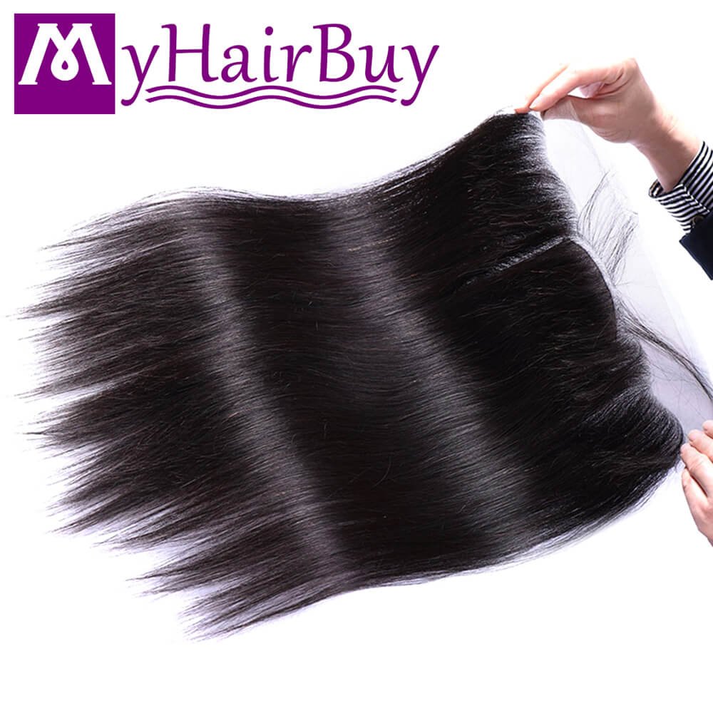 10a Unprocessed Human Hair Bundles Silky Straight Raw Brazilian
