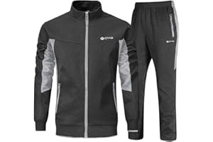 YSENTO Men's Tracksuits Outfits Set 2 Piece Jogging Suits Warm Up Sweatsuits Track Suits Sets