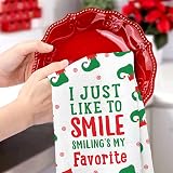 Cheroloven Buddy The Elf Christmas Kitchen Towels 2 Pack Waffle Weave Novelty view 6