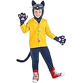 Kid's Deluxe Pete the Cat Costume | Storybook Character Pete the Cat Cosplay Outfit for Children