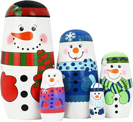 snowman nesting dolls