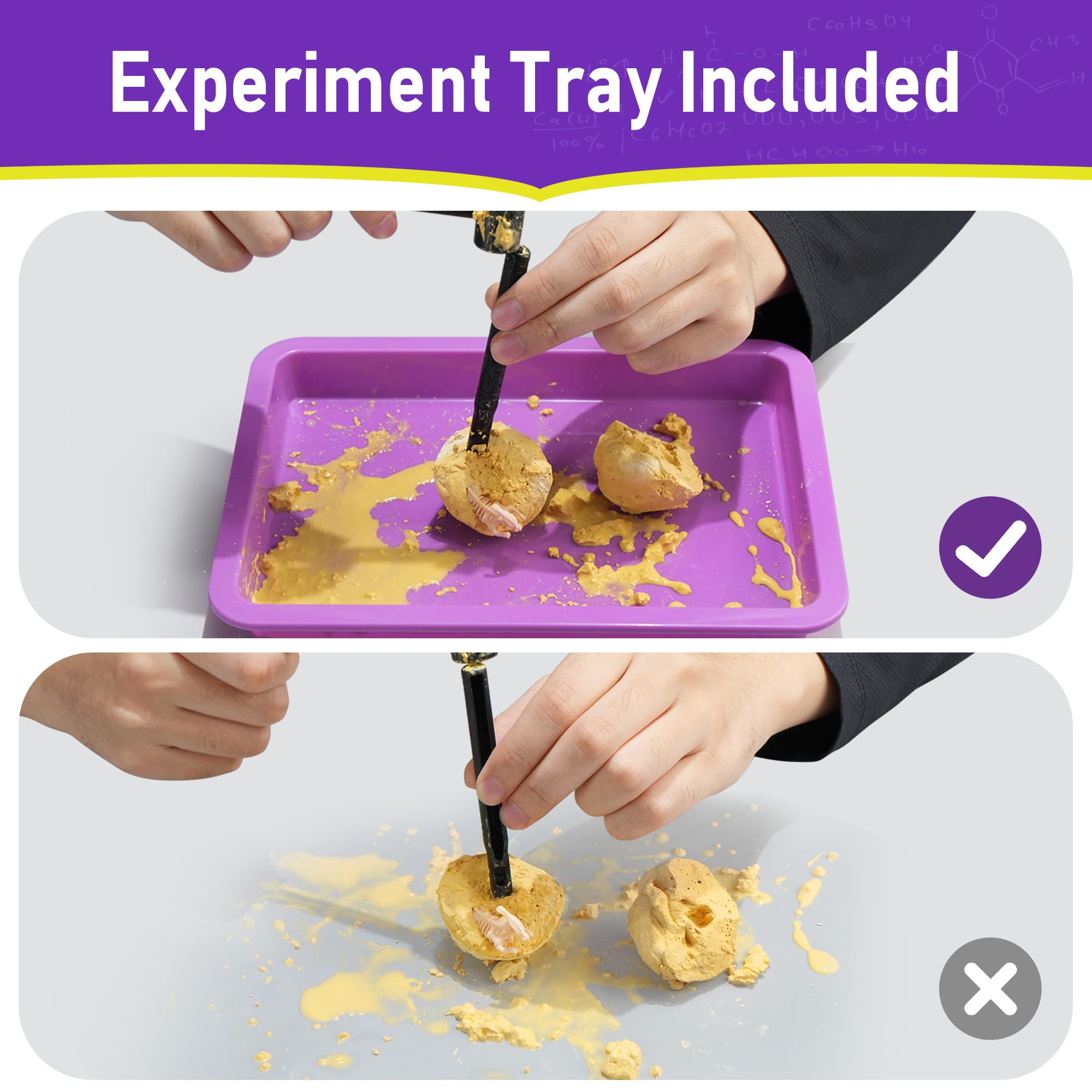 BenBen Science Kits for Kids Age 8-12, 80 Experiments Educational Toy, STEM Toys for 6 7 8 Year Old Boys Girls Birthday Gift, Volcano Science Kit, Chemistry Set for Homeschooling