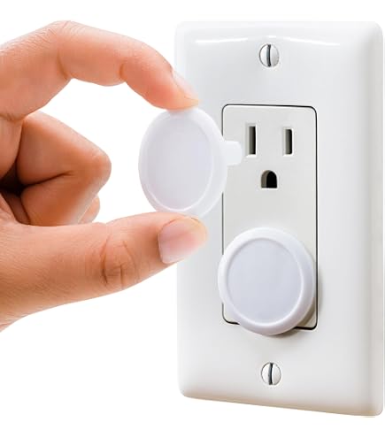 Cache-prises Sécurité Bébé - Lot De Bouchons Blancs En ABS - Protection Contre Les Chocs électriques - Pour Maison Et Voyages