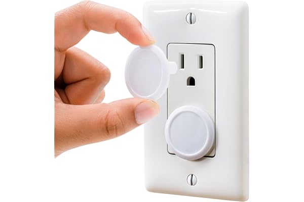 Outlet Covers Baby Proofing 50-Pack By Wappa Baby | Safe & Secure Electric Plug Protectors | Sturdy Childproof Socket Covers