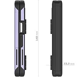Ghostek ATOMIC slim Pixel Fold Case Clear Back with