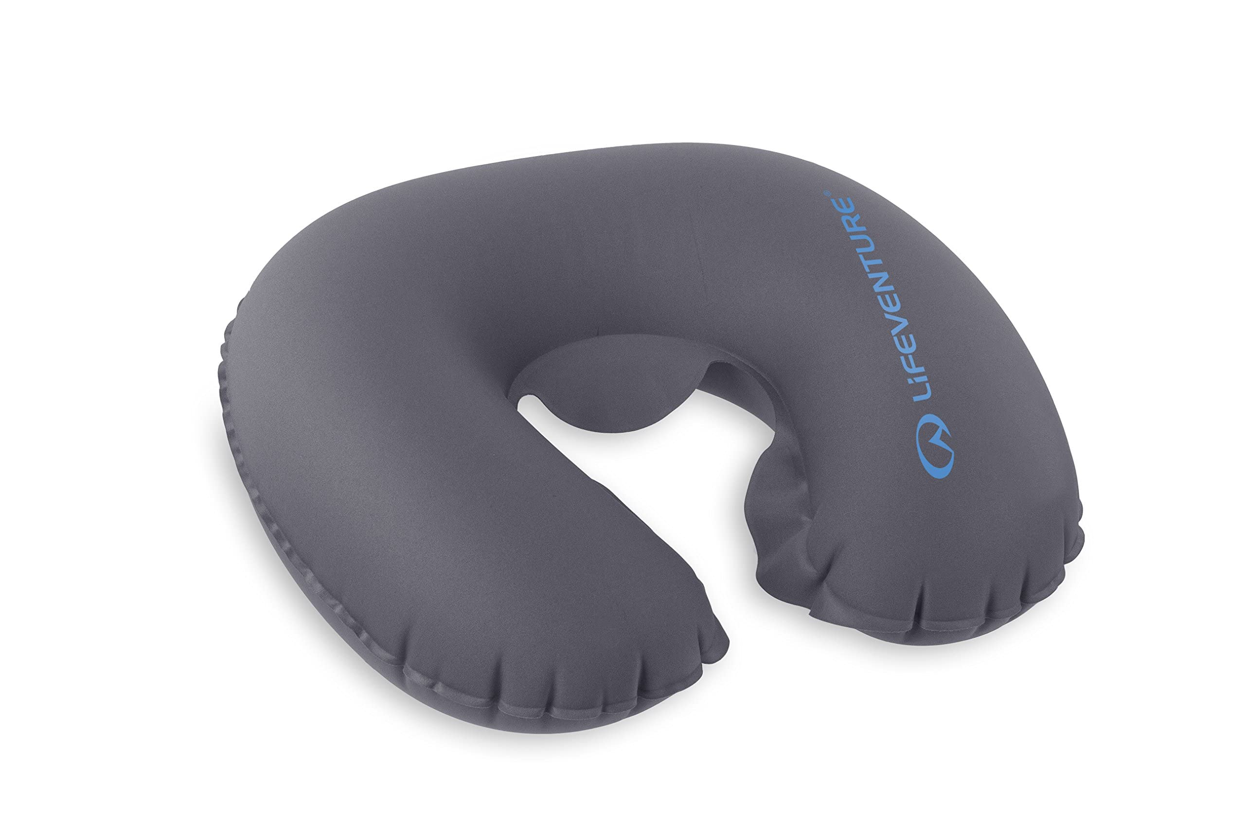 Lifeventure Inflatable Blow Up Neck Pillow For Camping Holiday and Travel Comfort. Compact and Light For Easy Storage