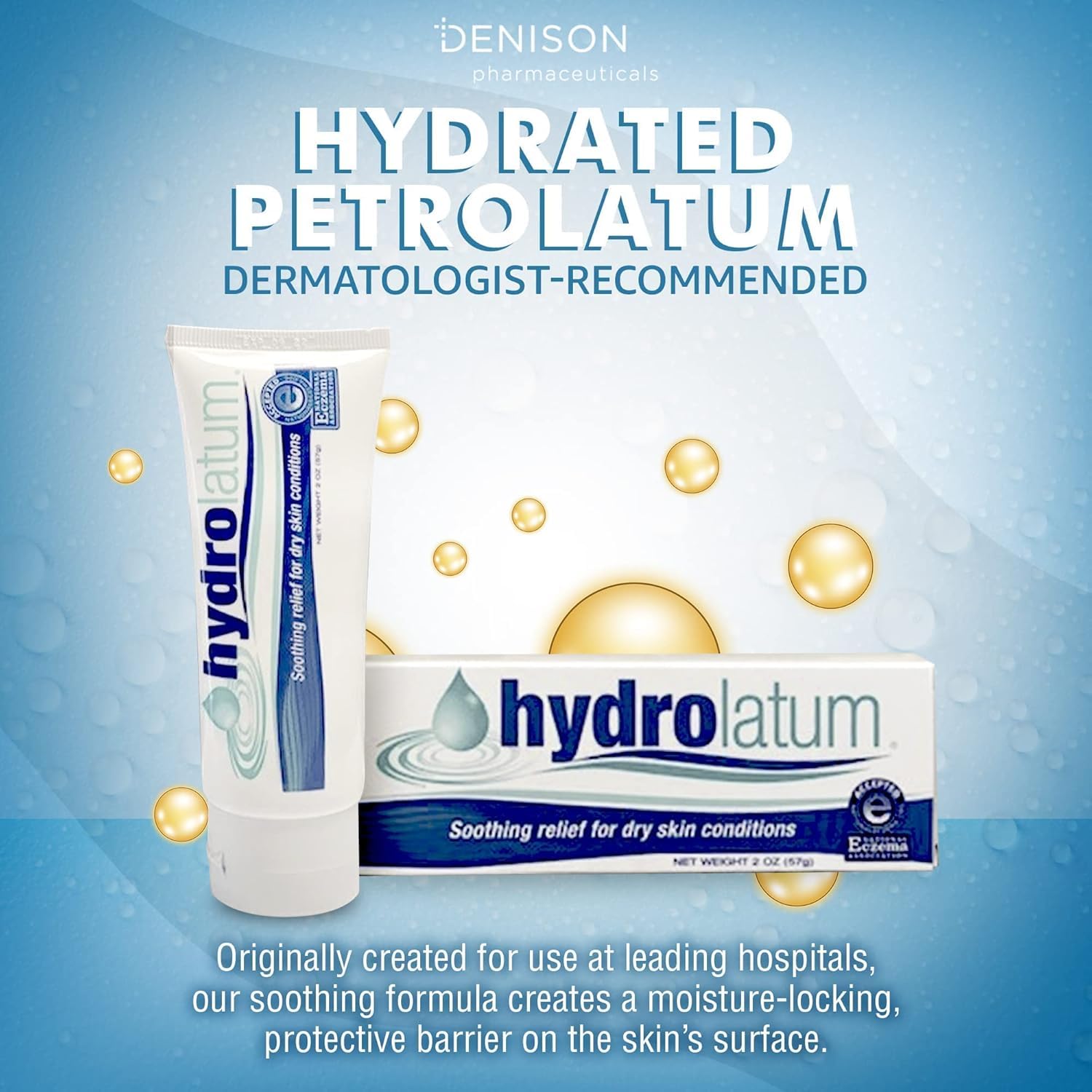 Dry Skin Cream - Hydrating Moisturizer for Sensitive & Extra Dry, Nourishing Body Lotion for Men & Women - 2oz