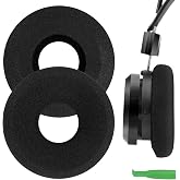 Geekria G-Cush Big Bowl Ear Pads for Grado PS1000 GS1000 GW100x Black | Oversized G-Cush Big Bowl, 4.13 Inch Over-Ear Fit, Premium High-Density Foam, Breathable, Easy Tool-Free Setup, 1 Pair
