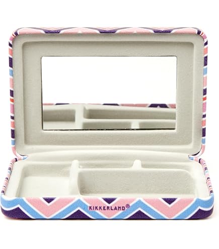 Amazon.com: Kikkerland Portable Striped Travel Jewelry Storage