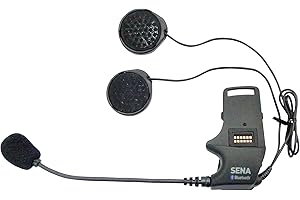 Sena SMH-A0301 Helmet Clamp Kit with Boom Microphone for SMH10 Bluetooth Headset, Black