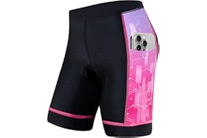 Gogokids Boys Girls 3D Padded Bike Shorts Kids Cycling Shorts Biking Shorts Sports Pants with Pockets for Mountain Road