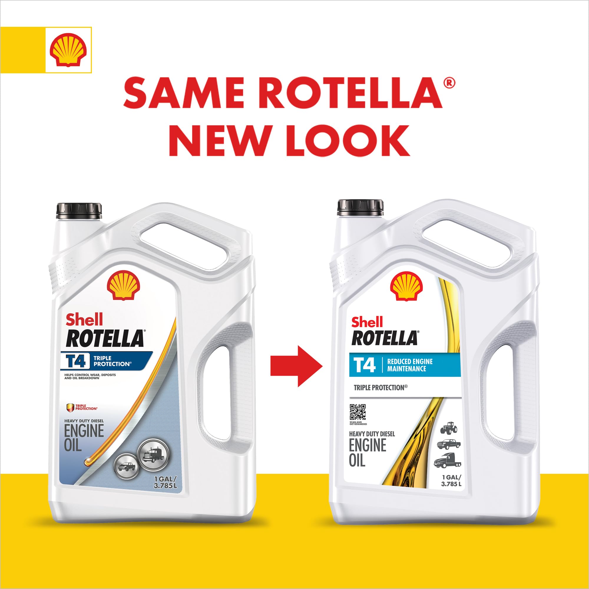 Mua Shell Rotella 550049483-6PK T4 Triple Protection 15W-40 Diesel ...
