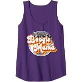 Funky Vintage Retro Disco Dancer 70s Boogie Mama Party Theme Tank Top