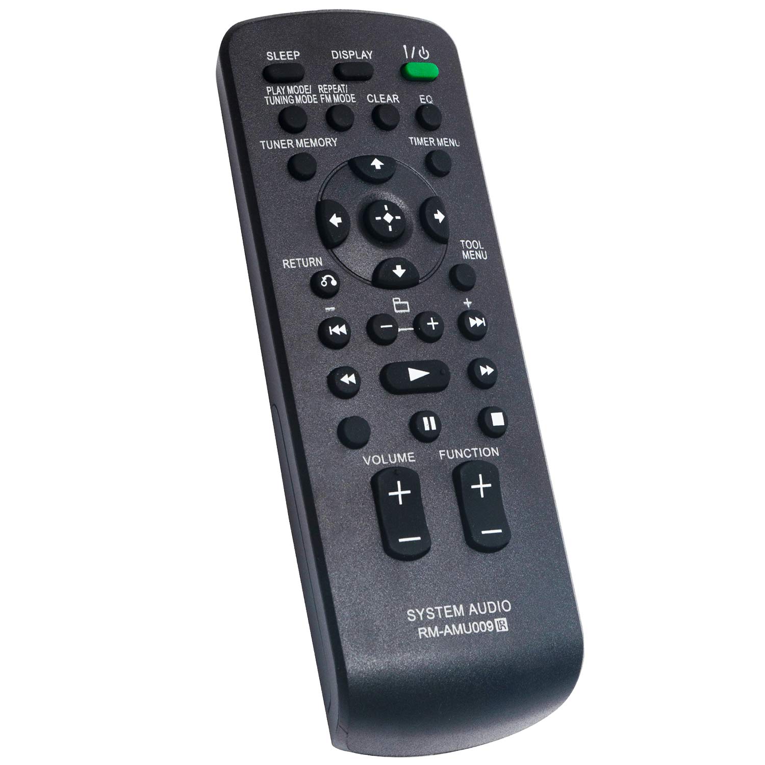 Photo 1 of RM-AMU009 Remote fit for Sony Mini Hi-Fi Component System MHC-EC609iP CMT-CX4iP CMT-MX500i MHC-EC709iP MHC-EC909iP MHC-EC79i CMT-LX20i MHC-EC69i MHC-EC99i CMT-BX50BTi MHC-EC78Pi MHC-EC68Pi MHC-EC98Pi