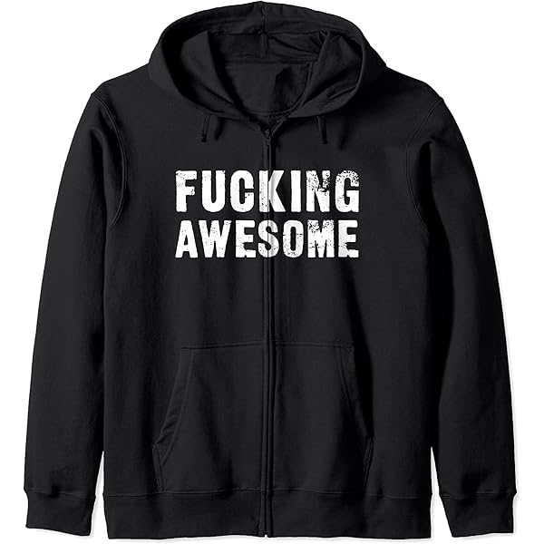 Amazon.com: Fucking Awesome Zip Hoodie : Clothing, Shoes & Jewelry