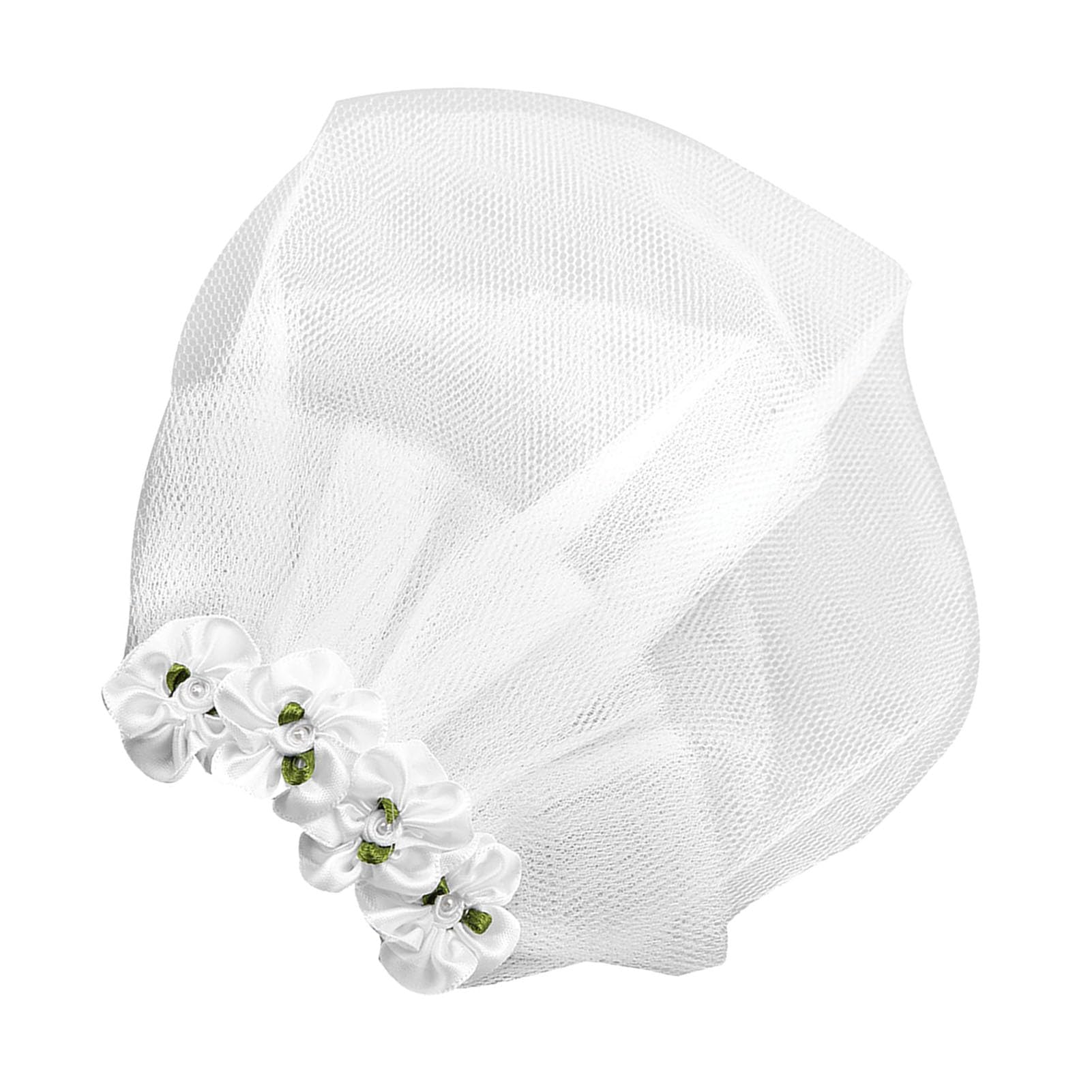 Pssopp Dog Wedding Veil Pet Cat Wedding Veil Bridal Flower Headdress Dog Bride Costume Hair Bow Hair Accessories for Small Medium Large Dog (S)