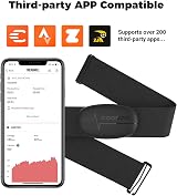 COOSPO H6 Heart Rate Monitor Chest Strap Bluetooth ANT+ HRM for Running Cycling view 3