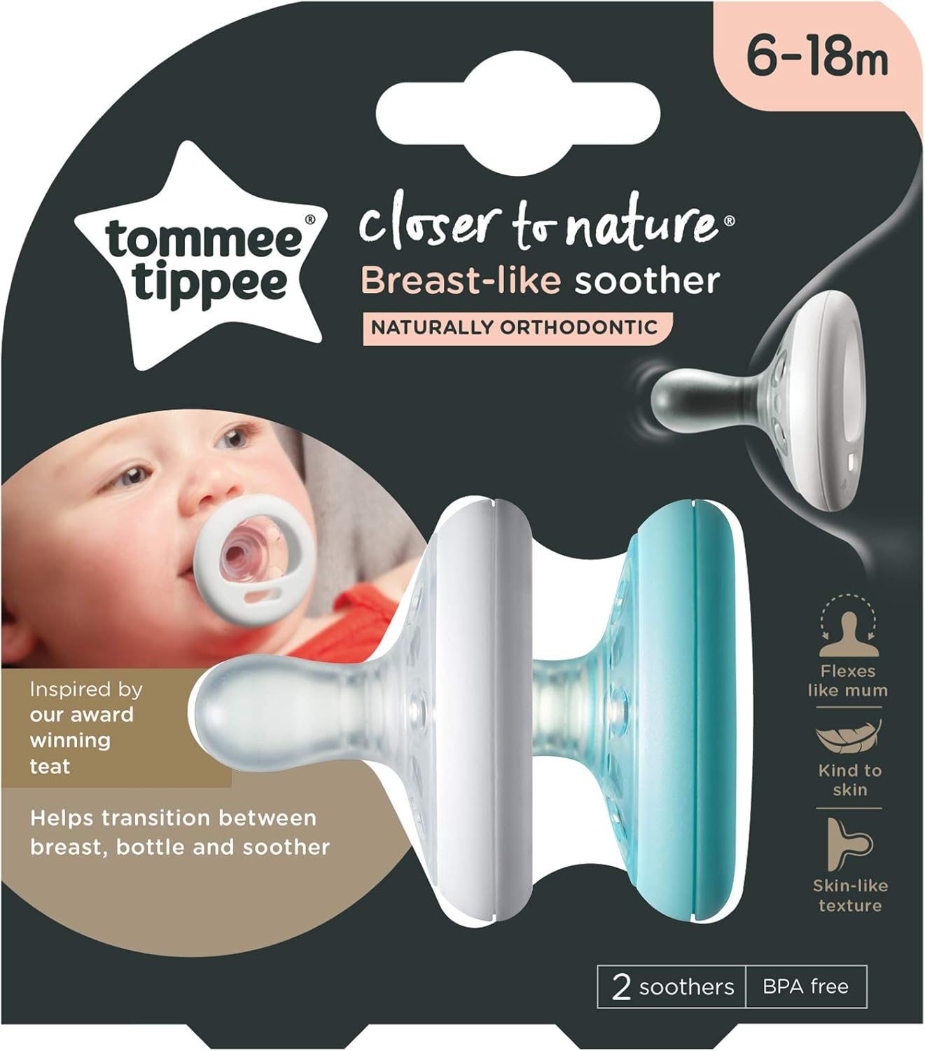 tommee tippee breast like soother