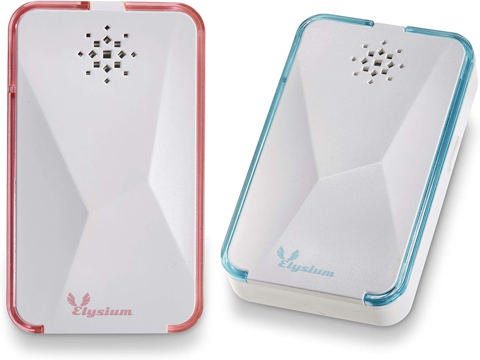 Elysium Ultrasonic Pest Repeller | Best Pest Reject Rodent Repellent - Set of 2 Electronic Pest Control Plug in - Pest Defender Rid of Spider, Mouse, Mosquito, Roach, Rat, Ant, Animal (Pink Blue)