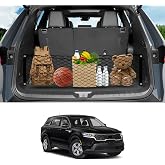 Karltys Envelope Style Cargo Net for 2021-2024 2025 2026 Kia Sorento, Heavy Duty Rear Trunk Mesh Cargo Net for 2025 Sorento Accessories, Elastic Mesh Netting Organizer with Metal Hooks
