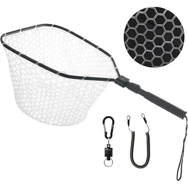 Amazon Large Rubber Landing Net Cast Nets For Fishing High