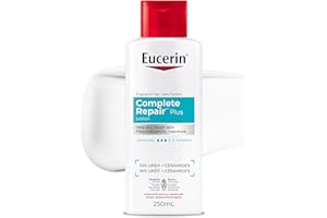 Eucerin Complete Repair Plus Moisturizing Lotion with 10% Urea and Ceramides for Very Dry, Rough Skin, 250 mL