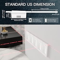 MoesGo 2nd Generation WiFi Smart Light Switch, 3