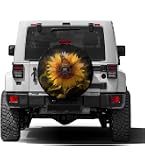 Delerain Spare Tire Cover With Backup Camera Hole Compass...