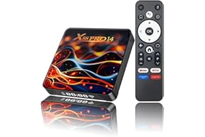 GREALT Android TV Box 14.0 8K, 2026 Android Box 2GB RAM 16GB ROM RK3518 Quad Core 64bit, Support Dual-WiFi 2.4G/5G WIFI6 3D H