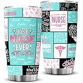BDANTUMBLER Nurse Gifts Nurse Week Appreciation Graduation Retirement Gifts for Women Coffee Tumbler Mug 20oz