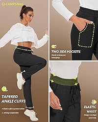 CAMPSNAIL Fleece Lined Sweatpants Women - Joggers