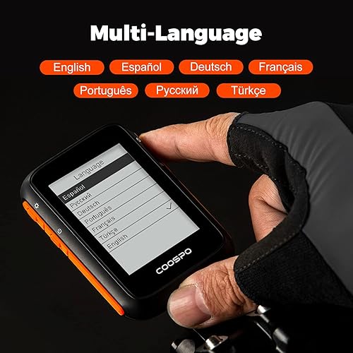 CooSpo Bike Computer Wireless GPS,Bike Speedometer with Auto