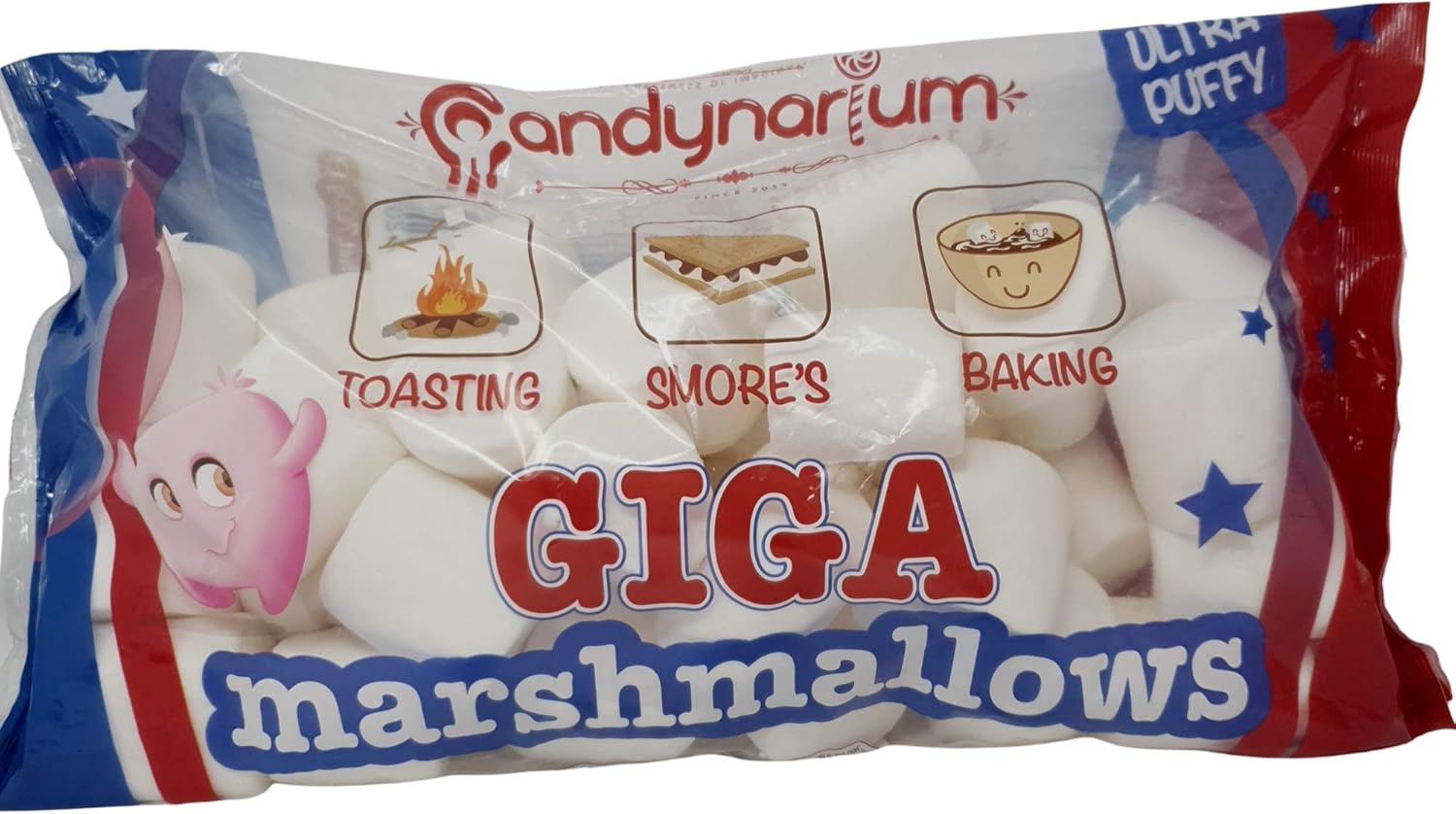 Giant Marshmallows for Toasting 700g Irresistible Large Marshmallows