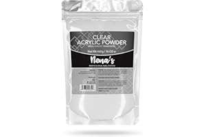 Nena's Superior Sculpting Powder Professional Acrylic Nail System Clear Blush Pink Medium Pink 16 oz 460 g (Clear)