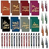 48 Pcs Thank You Gifts Teacher Gifts Employee Appreciation Gifts, Gifts Motivational Notepads Inspirational Ballpoint Pens Ke