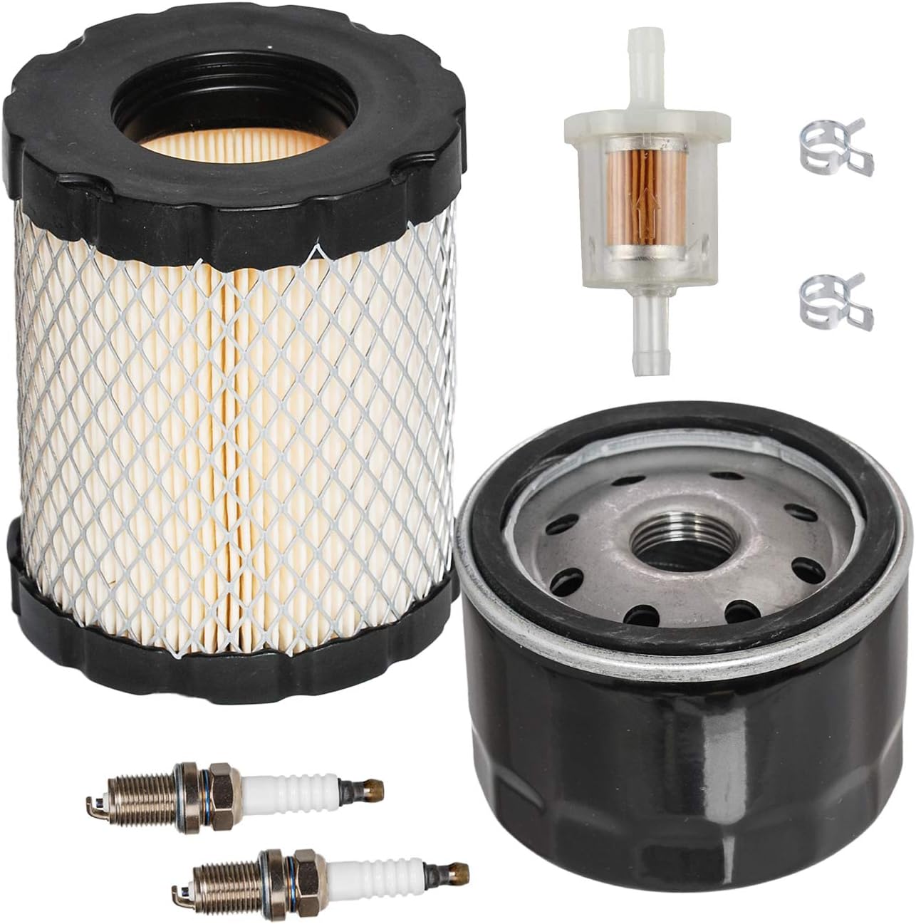 Amazon Com Hifrom Air Cleaner Cartridge Filter With Fuel Filter Spark Plug Oil Filter Tune Up Kit Replacement For 44m977 44p977 44q977 49l977 44p000 Repalce 794935 492932 492056 Home Kitchen