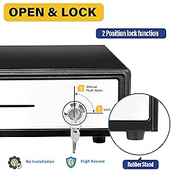 HK SYSTEMS 16inch Heavy Duty Manual Push-Open Cash