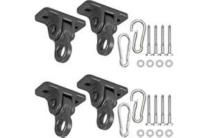 Heavy Duty Porch Swing Hangers Kit, with Screws Bolts for Wooden Sets Playground Porch Patio Yoga Seat Indoor Outdoor Hanging