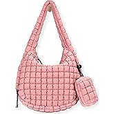 GASSDA Puffer Tote Bag for Women Large Quilted Puffy Lightweight Carryall Crossbody Tote Bag for Women