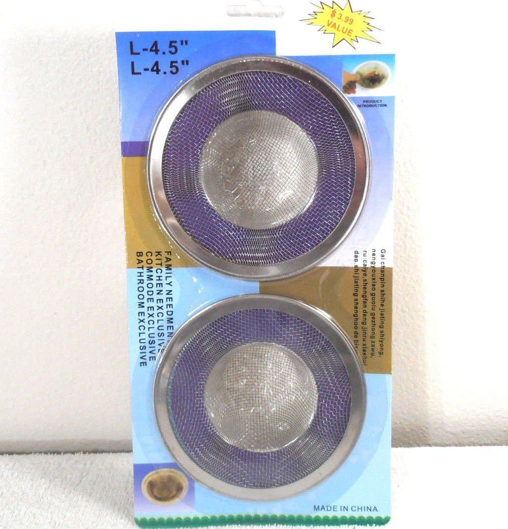 Sink Screens Strainers 1 Pack of 2pc. Screen