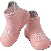 Hstyle Baby Sock Shoes Toddler Walking Shoes Infant Non-Slip Slippers Soft Rubber Sole Sneakers for Baby Boys Girls