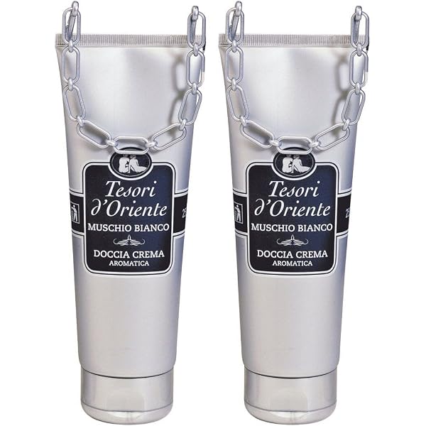 6x TESORI D'ORIENTE Vaso Muschio Bianco Bodycream – Cremiger Körperbalsam, 300 Ml Pro Dose