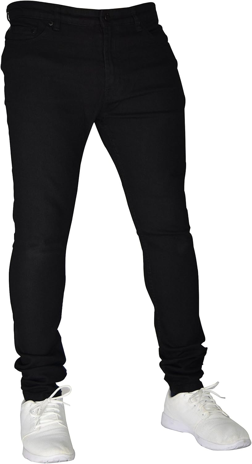 New Mens Stretch Skinny Slim Fit Flex Jeans Pant Stretchable Denim 98