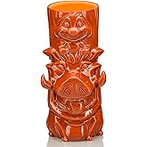 Geeki Tikis Disney The Lion King Timon and Pumbaa Ceramic Mug | Party Cocktail Tumbler for Liquor and Beverages | Holds 28 Ounces