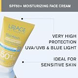 Uriage Bariésun SPF50+ Face Sunscreen 50ml UVA UVB Blue Light Moisturizing view 3