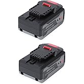 LUJENAN 2Pack 20V 4.5Ah Capacity Replacement Lithium Batteries Compatible with Bauer 20V Cordless Tools, for 1702CB 1907CB 2108CB