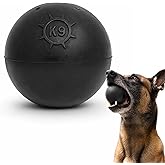 Monster K9 Scout Ball | Virtually Indestructible. Lifetime Guaranteed. | VULCRON&trade; Natural Rubber | Durable Dog Toy for Aggressive Chewers | Chew &amp; Fetch | Tough, Heavy Duty | Medium &amp; Large Breed, 3"